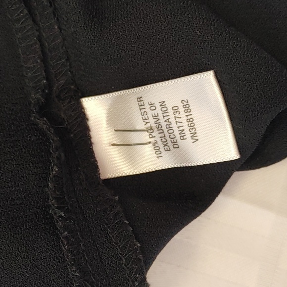 LBD Black Mini Dress Size Small Go International - Picture 11 of 12